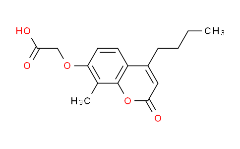 CAS No. 428504-99-8, 2-((4-Butyl-8-methyl-2-oxo-2H-chromen-7-yl)oxy)acetic acid