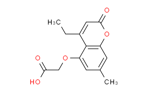 CAS No. 690681-33-5, 2-((4-Ethyl-7-methyl-2-oxo-2H-chromen-5-yl)oxy)acetic acid