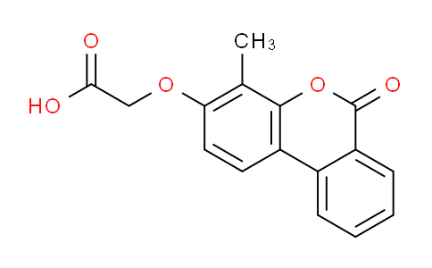 CAS No. 302551-56-0, 2-((4-Methyl-6-oxo-6H-benzo[c]chromen-3-yl)oxy)acetic acid