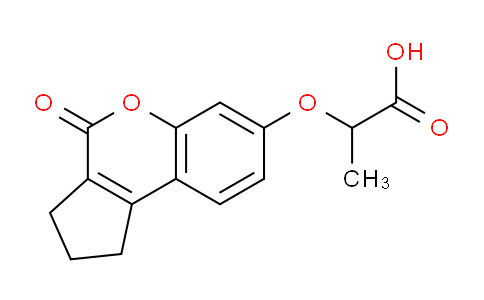 CAS No. 374702-07-5, 2-((4-Oxo-1,2,3,4-tetrahydrocyclopenta[c]chromen-7-yl)oxy)propanoic acid