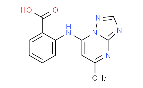 CAS No. 392739-38-7, 2-((5-Methyl-[1,2,4]triazolo[1,5-a]pyrimidin-7-yl)amino)benzoic acid