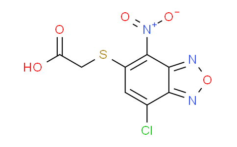 CAS No. 442531-32-0, 2-((7-Chloro-4-nitrobenzo[c][1,2,5]oxadiazol-5-yl)thio)acetic acid