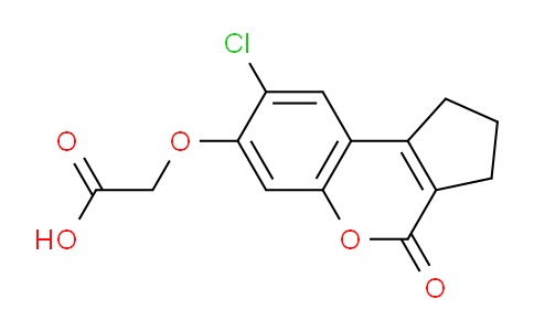 CAS No. 326102-27-6, 2-((8-Chloro-4-oxo-1,2,3,4-tetrahydrocyclopenta[c]chromen-7-yl)oxy)acetic acid