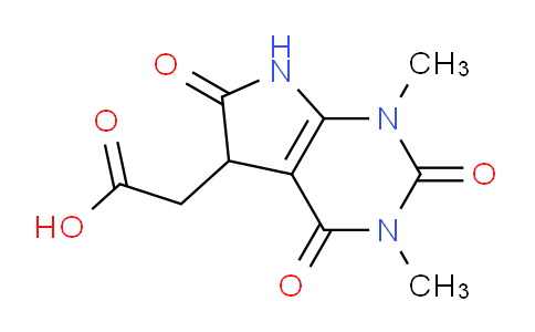 CAS No. 208465-97-8, 2-(1,3-Dimethyl-2,4,6-trioxo-2,3,4,5,6,7-hexahydro-1H-pyrrolo[2,3-d]pyrimidin-5-yl)acetic acid