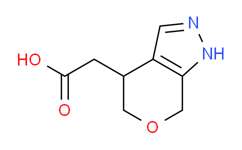CAS No. 1391733-68-8, 2-(1,4,5,7-Tetrahydropyrano[3,4-c]pyrazol-4-yl)acetic acid