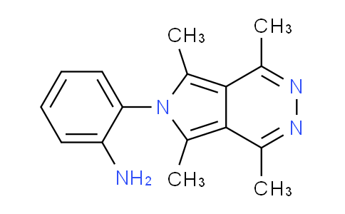 CAS No. 328035-07-0, 2-(1,4,5,7-Tetramethyl-6H-pyrrolo[3,4-d]pyridazin-6-yl)aniline