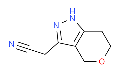 CAS No. 1351384-55-8, 2-(1,4,6,7-Tetrahydropyrano[4,3-c]pyrazol-3-yl)acetonitrile
