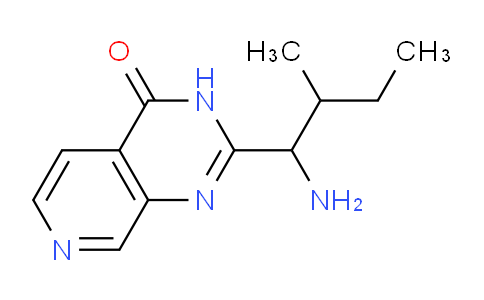 CAS No. 1707568-41-9, 2-(1-Amino-2-methylbutyl)pyrido[3,4-d]pyrimidin-4(3H)-one