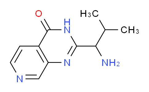 CAS No. 1710345-18-8, 2-(1-Amino-2-methylpropyl)pyrido[3,4-d]pyrimidin-4(3H)-one