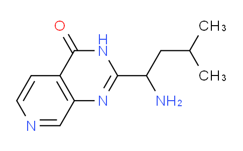 CAS No. 1708250-60-5, 2-(1-Amino-3-methylbutyl)pyrido[3,4-d]pyrimidin-4(3H)-one