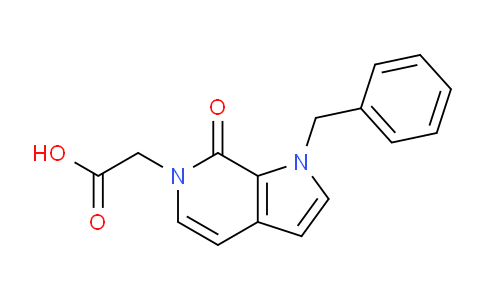 CAS No. 1708370-90-4, 2-(1-Benzyl-7-oxo-1H-pyrrolo[2,3-c]pyridin-6(7H)-yl)acetic acid