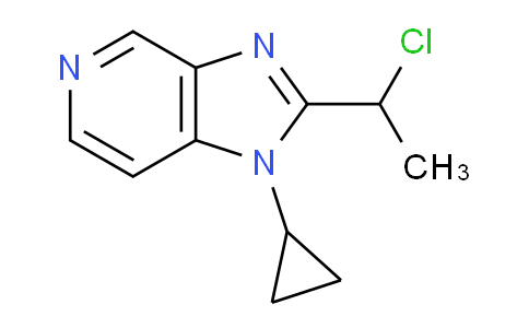 CAS No. 1437456-36-4, 2-(1-Chloroethyl)-1-cyclopropyl-1H-imidazo[4,5-c]pyridine
