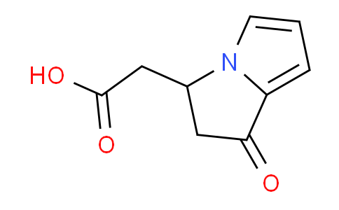 CAS No. 63547-56-8, 2-(1-Oxo-2,3-dihydro-1H-pyrrolizin-3-yl)acetic acid