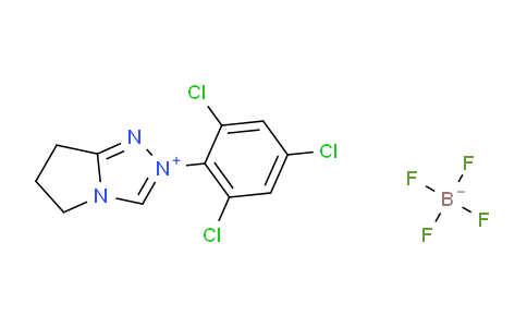 CAS No. 1353251-02-1, 2-(2,4,6-Trichlorophenyl)-6,7-dihydro-5H-pyrrolo[2,1-c][1,2,4]triazol-2-ium tetrafluoroborate