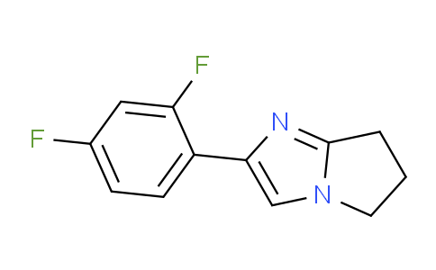 CAS No. 1097874-90-2, 2-(2,4-Difluorophenyl)-6,7-dihydro-5H-pyrrolo[1,2-a]imidazole