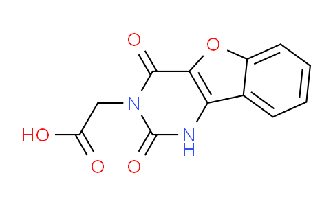 CAS No. 1707375-57-2, 2-(2,4-Dioxo-1,2-dihydrobenzofuro[3,2-d]pyrimidin-3(4H)-yl)acetic acid