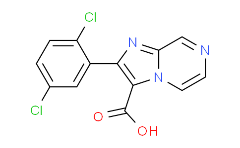 CAS No. 1426521-25-6, 2-(2,5-Dichlorophenyl)imidazo[1,2-a]pyrazine-3-carboxylic acid