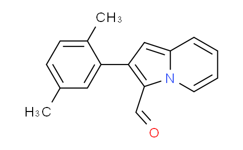CAS No. 558467-31-5, 2-(2,5-Dimethylphenyl)indolizine-3-carbaldehyde