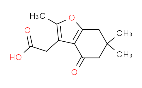 CAS No. 97024-74-3, 2-(2,6,6-Trimethyl-4-oxo-4,5,6,7-tetrahydrobenzofuran-3-yl)acetic acid