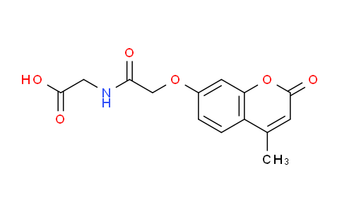 CAS No. 307525-71-9, 2-(2-((4-Methyl-2-oxo-2H-chromen-7-yl)oxy)acetamido)acetic acid