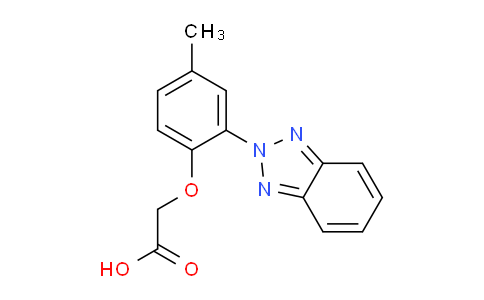 CAS No. 116628-20-7, 2-(2-(2H-Benzo[d][1,2,3]triazol-2-yl)-4-methylphenoxy)acetic acid