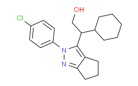CAS No. 1335213-32-5, 2-(2-(4-Chlorophenyl)-2,4,5,6-tetrahydrocyclopenta[c]pyrazol-3-yl)-2-cyclohexylethanol