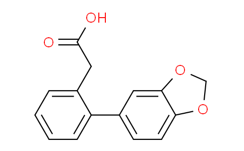 CAS No. 669713-74-0, 2-(2-(Benzo[d][1,3]dioxol-5-yl)phenyl)acetic acid