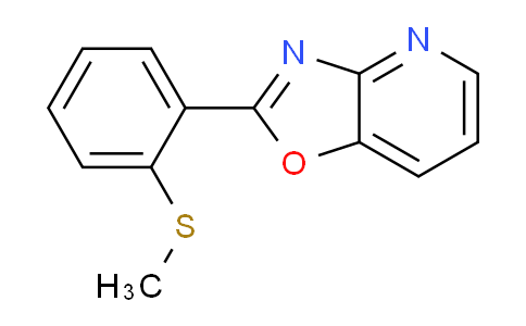 CAS No. 52333-80-9, 2-(2-(Methylthio)phenyl)oxazolo[4,5-b]pyridine