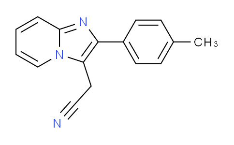 CAS No. 885272-74-2, 2-(2-(p-Tolyl)imidazo[1,2-a]pyridin-3-yl)acetonitrile