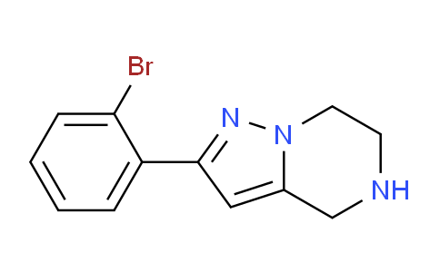 CAS No. 1782771-76-9, 2-(2-Bromophenyl)-4,5,6,7-tetrahydropyrazolo[1,5-a]pyrazine