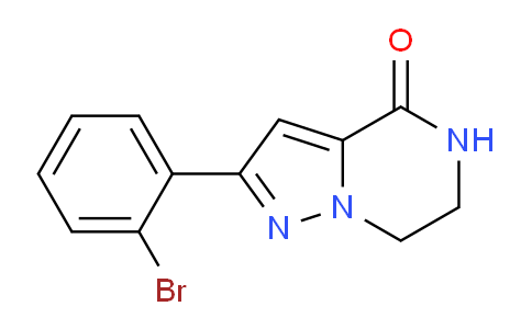 CAS No. 1956377-03-9, 2-(2-Bromophenyl)-6,7-dihydropyrazolo[1,5-a]pyrazin-4(5H)-one