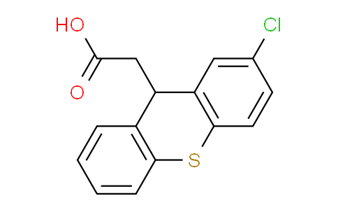 CAS No. 21908-89-4, 2-(2-Chloro-9H-thioxanthen-9-yl)acetic acid