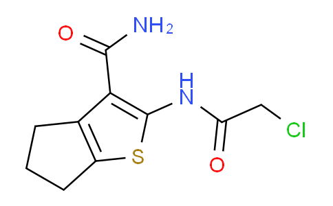 CAS No. 299954-05-5, 2-(2-Chloroacetamido)-5,6-dihydro-4H-cyclopenta[b]thiophene-3-carboxamide