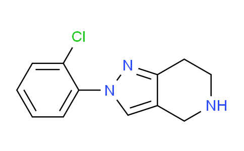 CAS No. 1707727-61-4, 2-(2-Chlorophenyl)-4,5,6,7-tetrahydro-2H-pyrazolo[4,3-c]pyridine