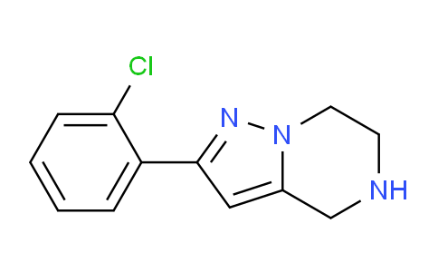 CAS No. 1783980-46-0, 2-(2-Chlorophenyl)-4,5,6,7-tetrahydropyrazolo[1,5-a]pyrazine