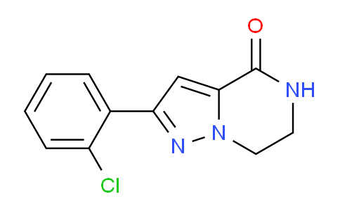 CAS No. 1557293-41-0, 2-(2-Chlorophenyl)-6,7-dihydropyrazolo[1,5-a]pyrazin-4(5H)-one