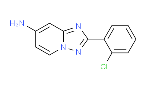CAS No. 1896545-50-8, 2-(2-Chlorophenyl)-[1,2,4]triazolo[1,5-a]pyridin-7-amine