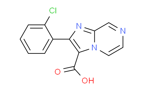 CAS No. 1956371-67-7, 2-(2-Chlorophenyl)imidazo[1,2-a]pyrazine-3-carboxylic acid