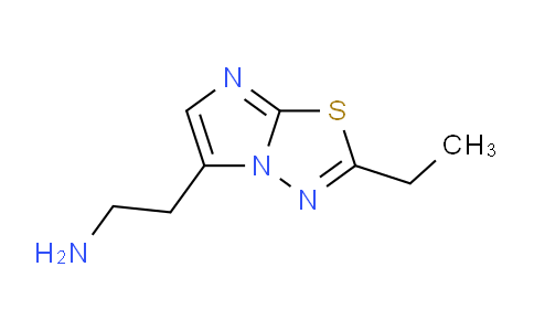 CAS No. 1018663-66-5, 2-(2-Ethylimidazo[2,1-b][1,3,4]thiadiazol-5-yl)ethanamine