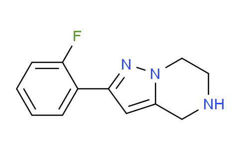 CAS No. 1517359-13-5, 2-(2-Fluorophenyl)-4,5,6,7-tetrahydropyrazolo[1,5-a]pyrazine