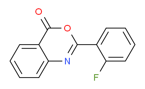 CAS No. 18595-84-1, 2-(2-Fluorophenyl)-4H-benzo[d][1,3]oxazin-4-one