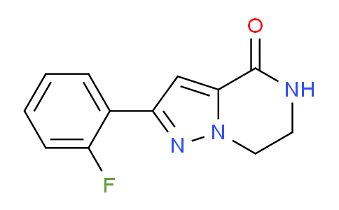 CAS No. 1956332-22-1, 2-(2-Fluorophenyl)-6,7-dihydropyrazolo[1,5-a]pyrazin-4(5H)-one
