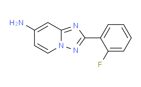 CAS No. 1893727-25-7, 2-(2-Fluorophenyl)-[1,2,4]triazolo[1,5-a]pyridin-7-amine