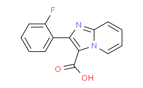 CAS No. 1267435-52-8, 2-(2-Fluorophenyl)imidazo[1,2-a]pyridine-3-carboxylic acid