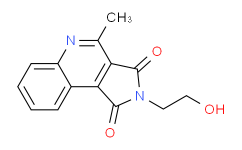 CAS No. 687572-56-1, 2-(2-Hydroxyethyl)-4-methyl-1H-pyrrolo[3,4-c]quinoline-1,3(2H)-dione