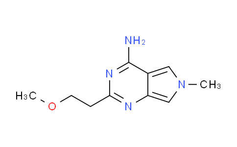 CAS No. 1710283-42-3, 2-(2-Methoxyethyl)-6-methyl-6H-pyrrolo[3,4-d]pyrimidin-4-amine