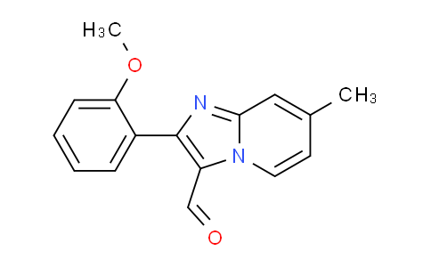 CAS No. 898386-41-9, 2-(2-Methoxyphenyl)-7-methylimidazo[1,2-a]pyridine-3-carbaldehyde