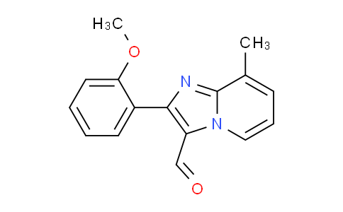 CAS No. 898380-11-5, 2-(2-Methoxyphenyl)-8-methylimidazo[1,2-a]pyridine-3-carbaldehyde