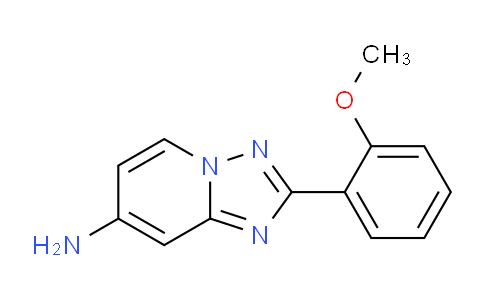 CAS No. 1380331-89-4, 2-(2-Methoxyphenyl)-[1,2,4]triazolo[1,5-a]pyridin-7-amine