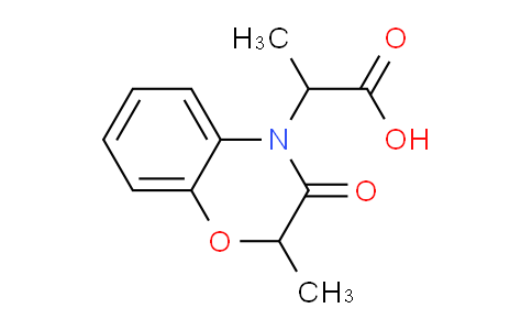 CAS No. 876717-57-6, 2-(2-Methyl-3-oxo-2H-benzo[b][1,4]oxazin-4(3H)-yl)propanoic acid